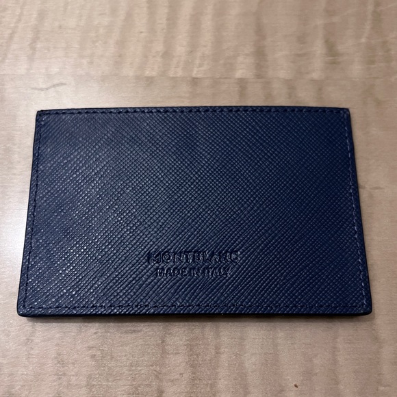Mont Blanc navy cardholder - Picture 2 of 2
